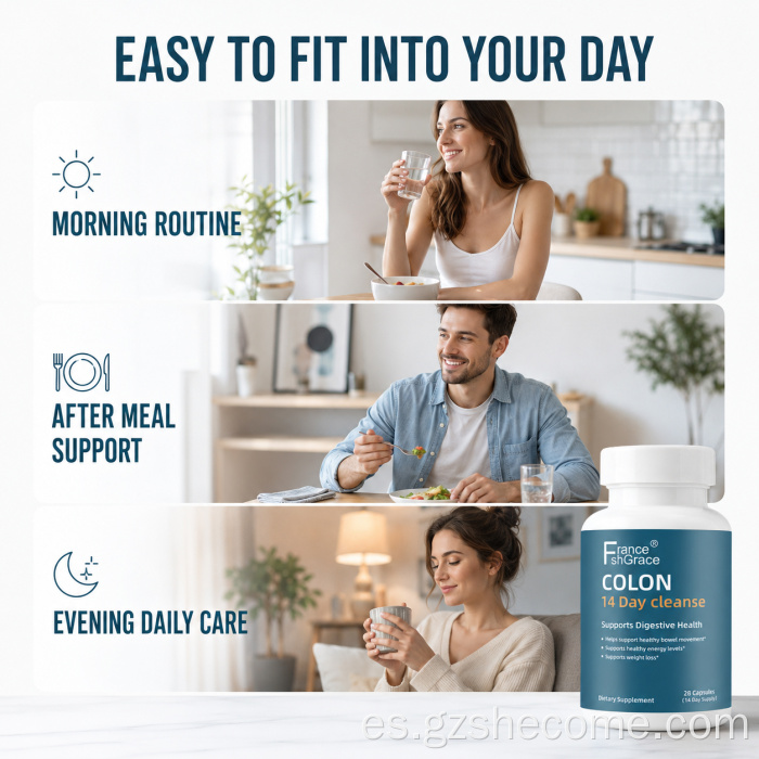 Shecome Colon Cleanse Cápsulas Salud Digestiva
